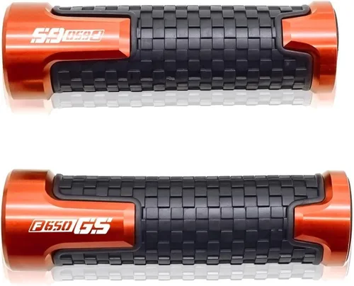 Vista 9 de Para BMW F650GS 2000-2007 2001 2002 2003 2004 2005 2006 F650 F 650 GS motocicleta 7/8 pulgadas 0.866 in mango manillar agarres (color : negro)