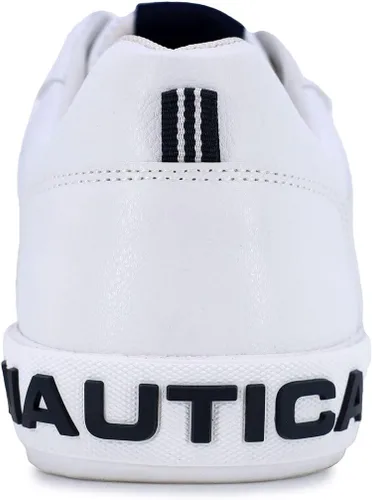 Vista 3 de Nautica Zapatos casuales para hombre, mocasines clásicos con cordones, tenis de moda, en tamaños medianos y anchos