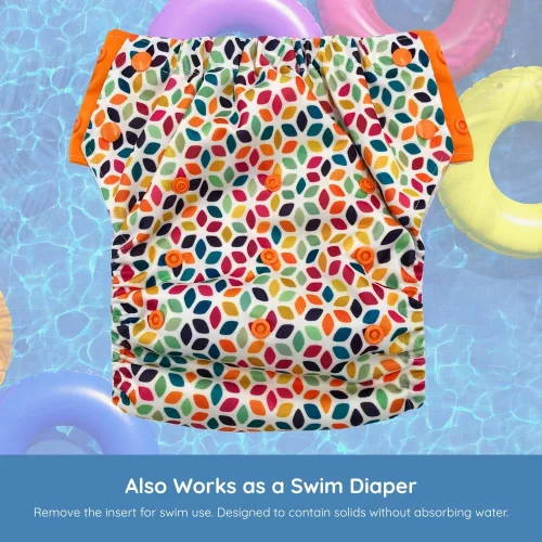 Vista 5 de EcoAble Pañal de entrenamiento reutilizable para ir al baño con inserto, pantalones de entrenamiento de tela diurna para niños pequeños y niños