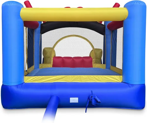 Vista 4 de Cloud 9 Casa inflable de la despedida y el soplador, gorila del tema de la pista del coche de carreras para los niños con la diapositiva y la gran