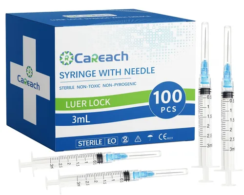 Vista 9 de Paquete de 30 jeringas de 1mL con aguja de calibre 25, de 1 pulgada, para laboratorios científicos, medición y recarga de tintas Tintas de recarga