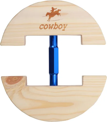Vista 9 de Cowboy Camilla de sombrero, tamaño pequeño de 6 12 a 9 12 - hebilla ajustable colorida resistente (S, rojo)