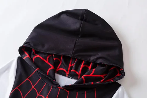 Vista 3 de Disfraz de tutú para niñas, vestido de Spider-Man Spider-Gwen, vestidos de cosplay para niñas
