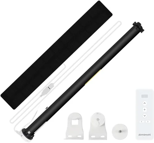 Vista 10 de Blindsmart Tuya Zigbee - Motor de persianas enrollables recargables para tubo de 1.496 pulgadas, persianas motorizadas, abridor de cortina