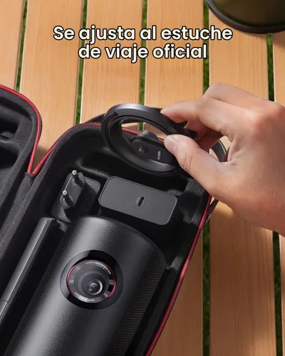 Vista 7 de NEBULA Soporte plegable para proyector, soporte de escritorio ultracompacto con configuración fácil y rotación de 180 grados, para Capsule 3