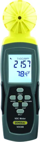 Vista 3 de General Tools Probador de VOC #VOC08 Data Logger - Detector de emisiones de compuestos orgánicos volátiles
