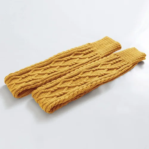 Vista 4 de SherryDC - Calcetines de punto para mujer, hasta el muslo, extra largas, calentadores de piernas, para invierno