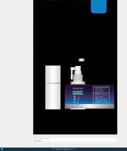 Vista 10 de Minoxidil para hombres y mujeres Crecimiento del cabello: 5% Minoxidil Spray Tratamiento de regeneración del cabello Serum para detener