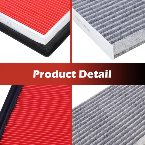 Vista 5 de Kit de filtro de aire del motor 16546-17B00 y filtro de aire de cabina 27277-3DF0A compatible con Juke 2011-2017 Sentra 2013-2019 Reemplaza