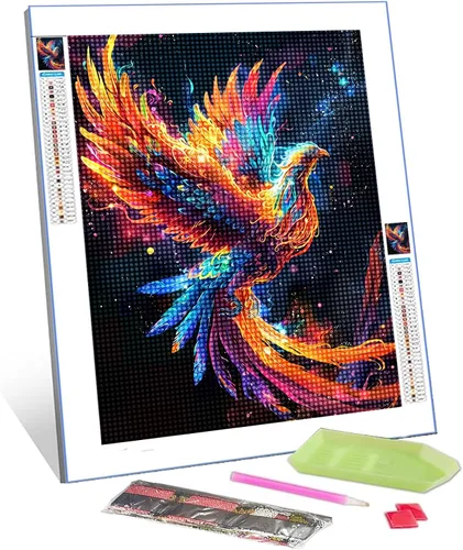 Vista 20 de Kits de pintura de diamantes 5D para adultos, Terror Girl Taladro completo, punto de cruz de diamante redondo, no hables, pintura de diamantes por