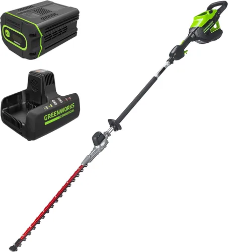 Vista 15 de Cortasetos de poste inalámbrico Greenworks Pro de 80 V y 20 pulgadas, solo herramienta