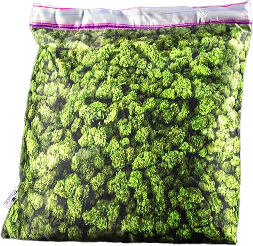 Vista 2 de Pineapple Express Stash - Funda de almohada con bolsillo secreto, cojín decorativo con compartimento oculto fresco, se adapta al relleno de almohada
