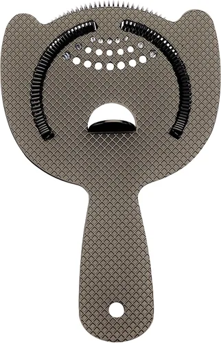 Vista 9 de Barfly Diamond Lattice Etch - Colador de barra de resorte resistente, cobre antiguo