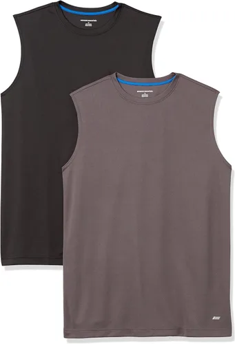Vista 9 de Amazon Essentials Men's Active Performance Tech Muscle Sleeveless Top, Breathable Moisture Wicking Workout Shirt
