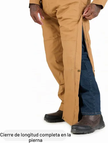 Vista 5 de Overol térmico para hombre de Berne Negro