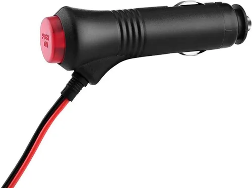 Vista 8 de Enchufe para encendedor de cigarrillos con cable, plástico Qiilu y materiales metálicos, 12 V, 24 V, 4.9 ft, enchufe macho para encendedor