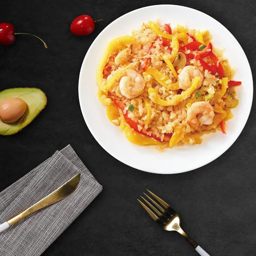 Vista 8 de YUHO Shirataki Konjac - Arroz para el interior, vegano, sin gluten, sin grasa, apto para dieta cetogénica, bajo en carbohidratos, 53.61 onzas