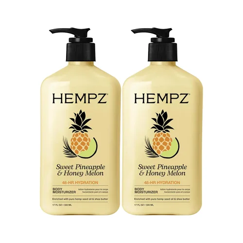 Vista 8 de Hempz Triple Moisture Loción Hidratante Crema Corporal Batida a Base de Hierbas, 17 Fl Oz (Paquete de 2)