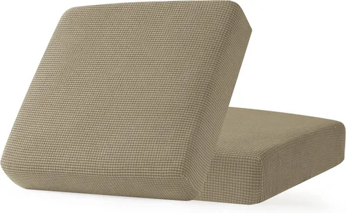 Vista 27 de CHUN YI - Funda elástica para cojín de sofá mediano, funda de asiento de sofá para mascotas, adecuada para sillón y sofá biplaza con tela lavable