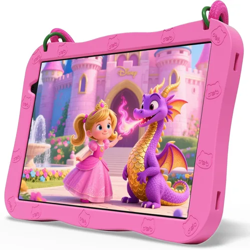 Vista 9 de Tableta para niños, tableta Android 16 para niños de 10 pulgadas Azul