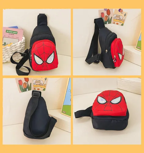 Vista 4 de Boqiao Mochila para niños pequeños, bonitas bolsas impermeables para niños y niñas de 2 a 5 años, Negro -, Mochila pequeña