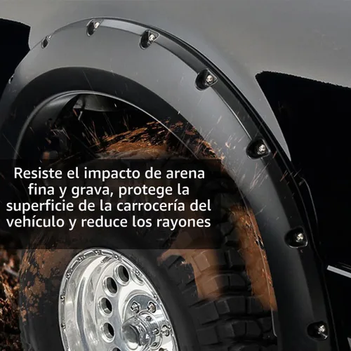 Vista 9 de G-PLUS Guardabarros compatibles con Toyota RAV4 2006-2012, guardabarros delanteros negros de termoplástico atornillables