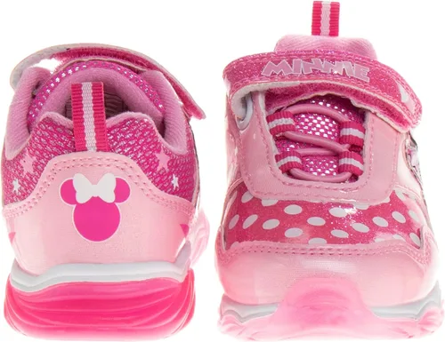 Vista 4 de Disney Zapatos innie Mouse para niñas - Tenis sin cordones con luces de Minnie Mouse bebéniño pequeño
