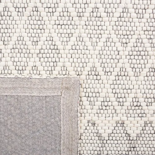 Vista 3 de SAFAVIEH Marbella Collection - Alfombra de pasillo de 8 pies, color marfil, diseño de transición, ideal para zonas de alto tráfico en pasillo, baño