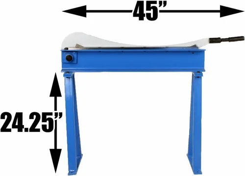 Vista 6 de Cizalla manual de guillotina de 32 pulgadas con soporte, cortador de chapa de calibre 16 con palanca compuesta mango extendido para un máximo
