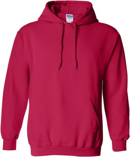Vista 23 de Gildan - Sudadera con capucha para hombre, mezcla pesada, cordón de ajuste, Rosa de seguridad
