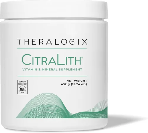 Vista 7 de Paquetes Theralogix CitraLith - Salud renal, certificado NSF