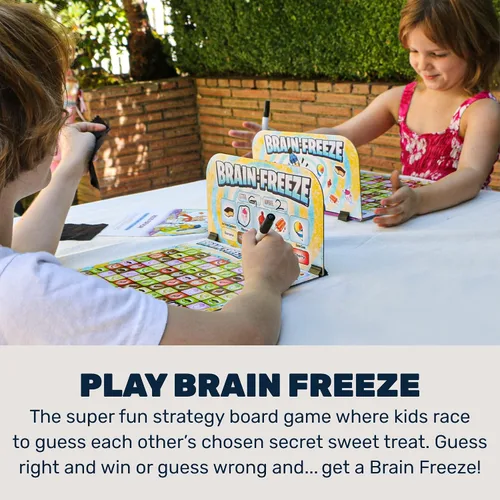 Vista 2 de Brain Freeze From MIGHTY FUN, Juego de mesa ganador de premios, para niños y familias, diversión y juego educativo para aprender estrategias