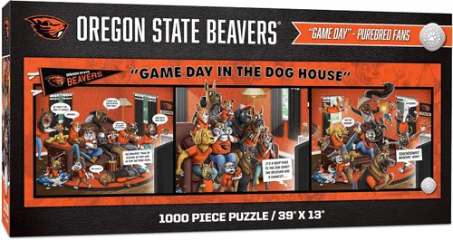 Vista 14 de YouTheFan NCAA Game Day in The Dog House - Rompecabezas de 1000 piezas