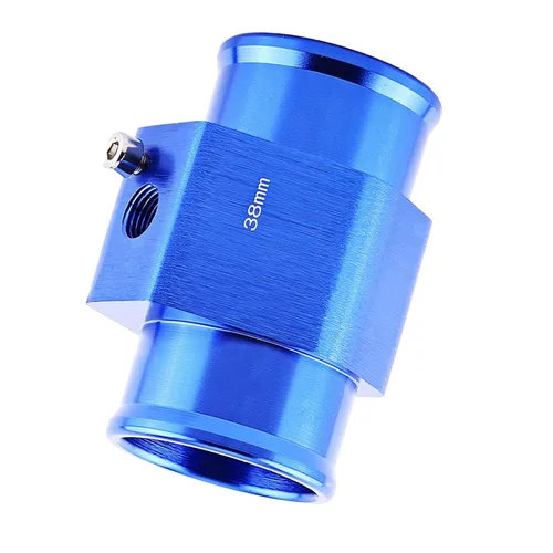 Vista 9 de Sensor de temperatura del refrigerante, adaptador de manguera de refrigerante de construcción duradera de aluminio, ajuste universal de 1.024-1.575