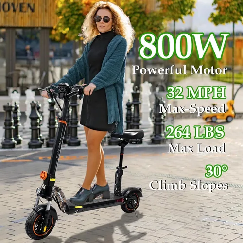 Vista 2 de Scooter eléctrico para adultos, 5600 W/1500 W/1200 W/800 W, scooter eléctrico rápido, 46/40/35 MPH velocidad máxima, batería de 27 Ah/20.8 Ah/15.6