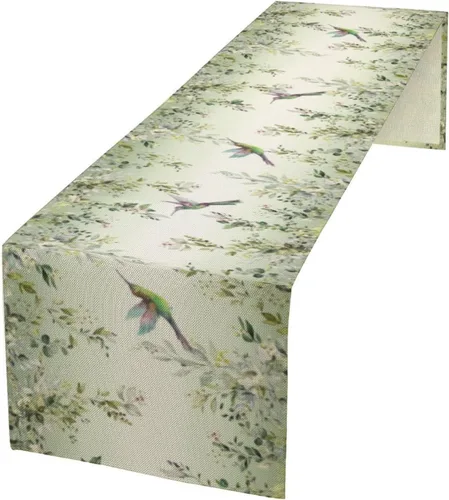 Vista 36 de Camino de mesa de mariposa, acuarela púrpura con mariposas de ensueño, camino de mesa para el hogar, interior, exterior, cocina, fiesta, decoración
