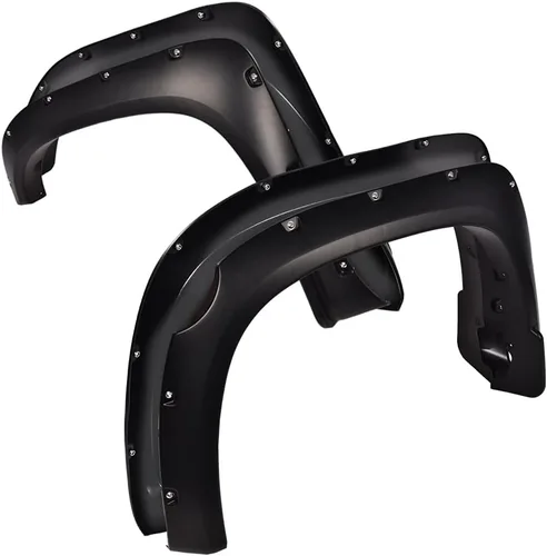 Vista 14 de G-PLUS Guardafangos 4 piezas, compatible con Nissan Titan 2004-2015 sin caja de bloqueo lateral, remaches de bolsillo, protector de cubierta