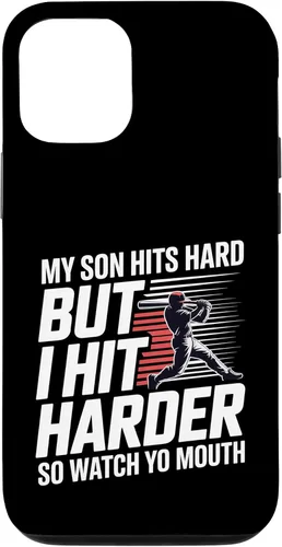 Vista 28 de My Son Hits Hard But I Hit Harder So Watch Yo Mouth - Case for iPhone 17