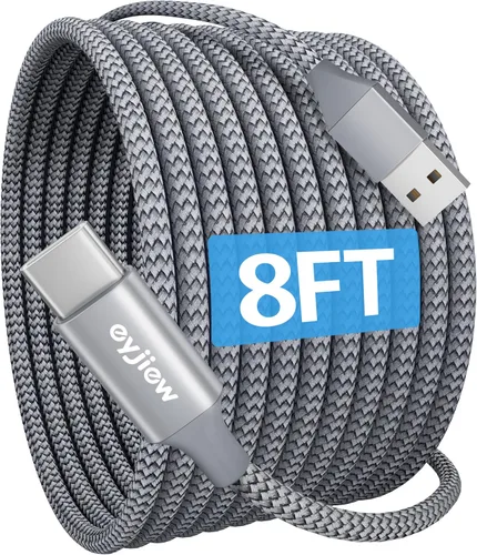 Vista 13 de Cable USB a USB C, cable USB A a USBC para iPhone 17/16/15 Serie, para Samsung Galaxy S26 S25 A17 A16, Moto G Play, estuche de carga