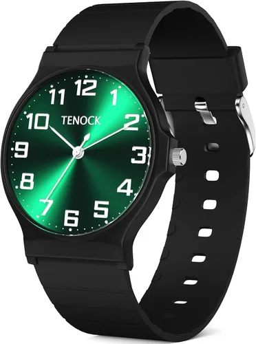 Vista 14 de Reloj analógico para niños y niñas, resistente al agua hasta 30M, reloj deportivo para niños, fácil de leer, con esfera fina, correa suave
