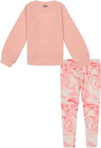 Vista 4 de Under Armour baby-girls Ua Terrazzo Leopard Heart SetShort Set