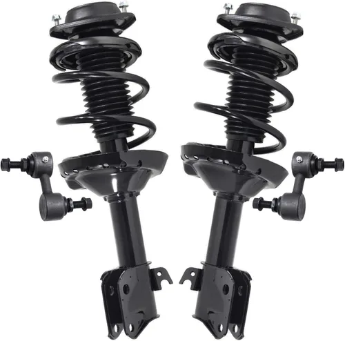 Vista 37 de Detroit Axle - Kit de 4 piezas RWD Puntales Delanteros Barras Estabilizadoras para Ford F-150 2021 2022 2023 2024, 2 Puntales con Resorte Helicoidal