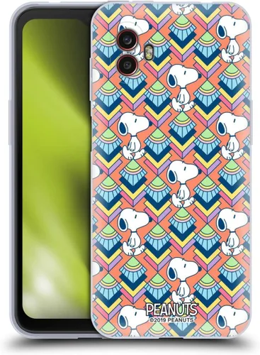 Vista 113 de Head Case Designs Snoopy Deco Dreams - Funda de gel con licencia oficial de Peanuts Blue Pattern [protección de grado militar] compatible con Google