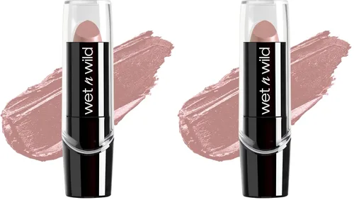Vista 40 de wet n wild - Lápiz labial con acabado sedoso, color labial hidratante rico y acumulable, formulado con vitaminas A, E y macadamia para una Un breve
