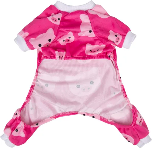 Vista 8 de CuteBone - Pijama de Halloween para perro, enterizos para cachorros, ropa suave para gatos, abrigo de Navidad para mascotas, cómodo traje de cuerpo