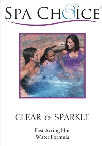 Vista 2 de SpaChoice 1-Pint Premium Clear and Sparkle Hot Tub Clarifier, Spa Clarifier Hot Tub, Made in USA
