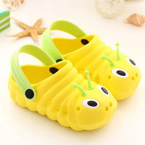 Vista 2 de Holibanna - Sandalias antideslizantes para niños, diseño de animales de dibujos animados, para niños y niñas (rosa, talla 20, longitud 4.7in)