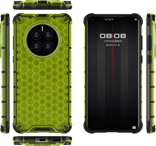 Vista 139 de Pzwoxukhov Funda compatible con Huawei Nova 3i, compatible con Huawei P Smart+ 2018 Honeycomb Anti-Drop Shock-Absorbing Case Negro