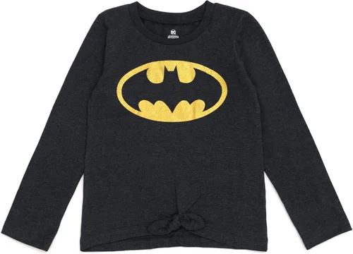Vista 3 de DC Comics Liga de la Justicia Batman Superman Wonder Woman - Paquete de 3 camisetas de manga larga para niños pequeños y grandes