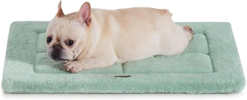 Vista 14 de Made4Pets Cojín Cama para Jaula de Perros Medianos y Grandes, Lavable y Reversible, Tapete Antideslizante para Perrera para un Sueño Acogedor, Cama